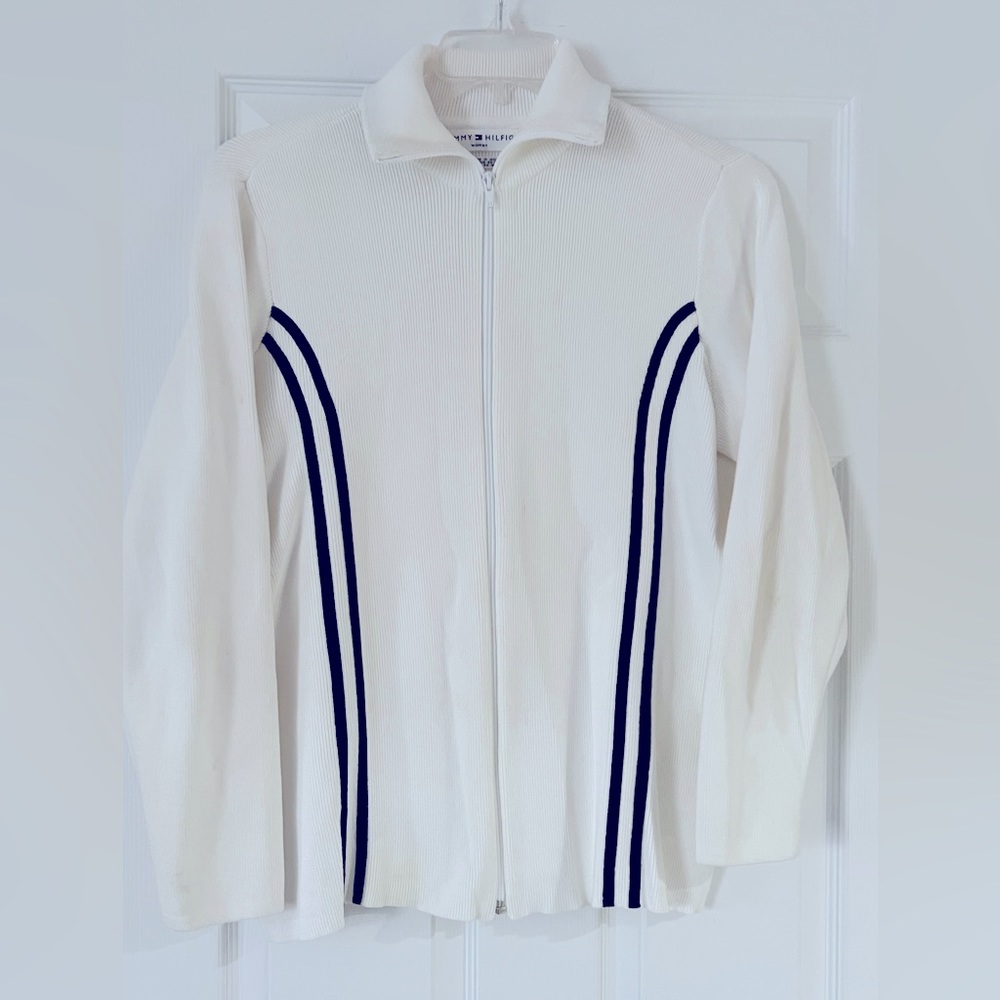 Tommy Hilfiger Zip Front Sweater -1X